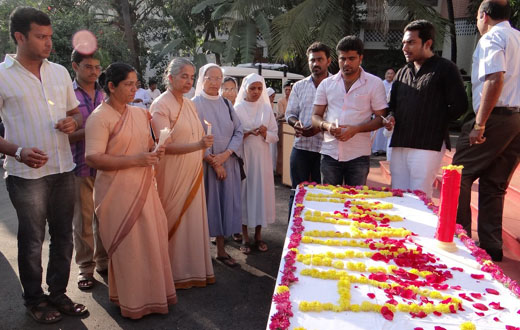 Mangalore Diocese homage to Delhi rape victim